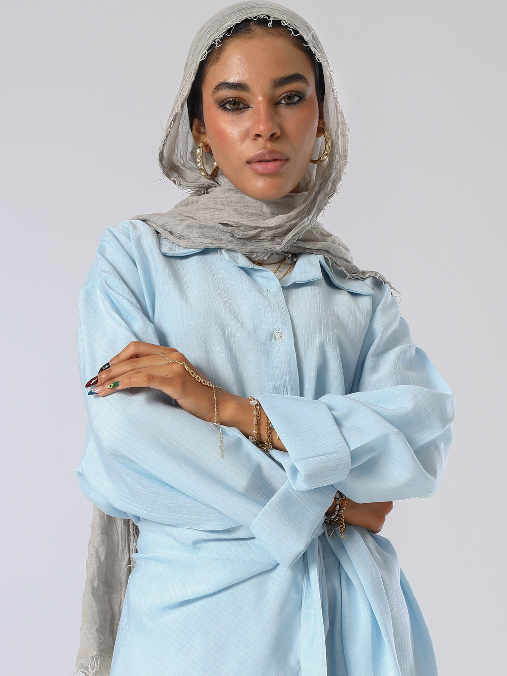 Aurelia Buttoned Wrap Set