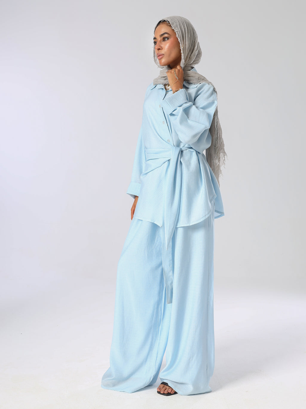 Aurelia Buttoned Wrap Set