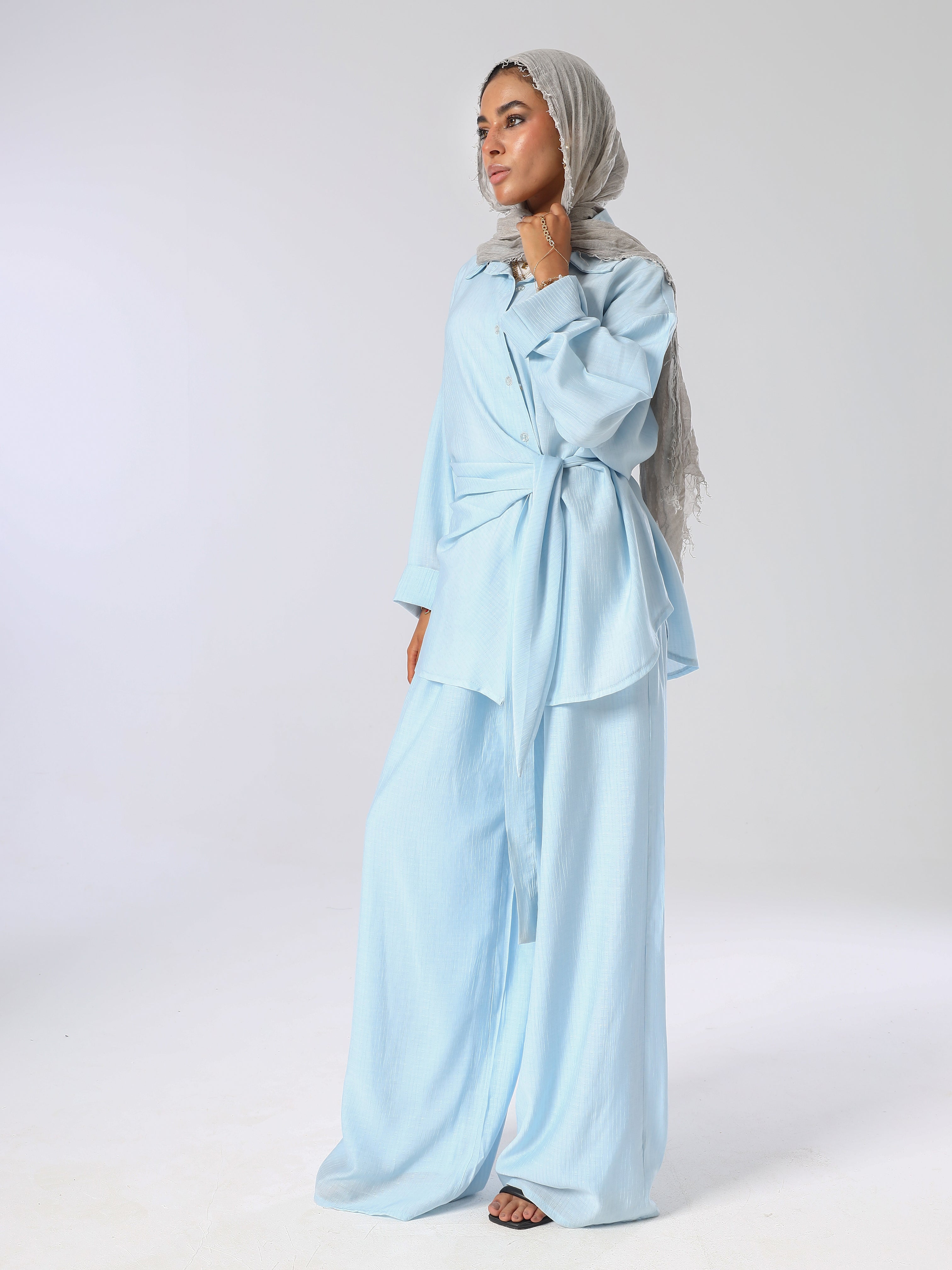 Aurelia Buttoned Wrap Set