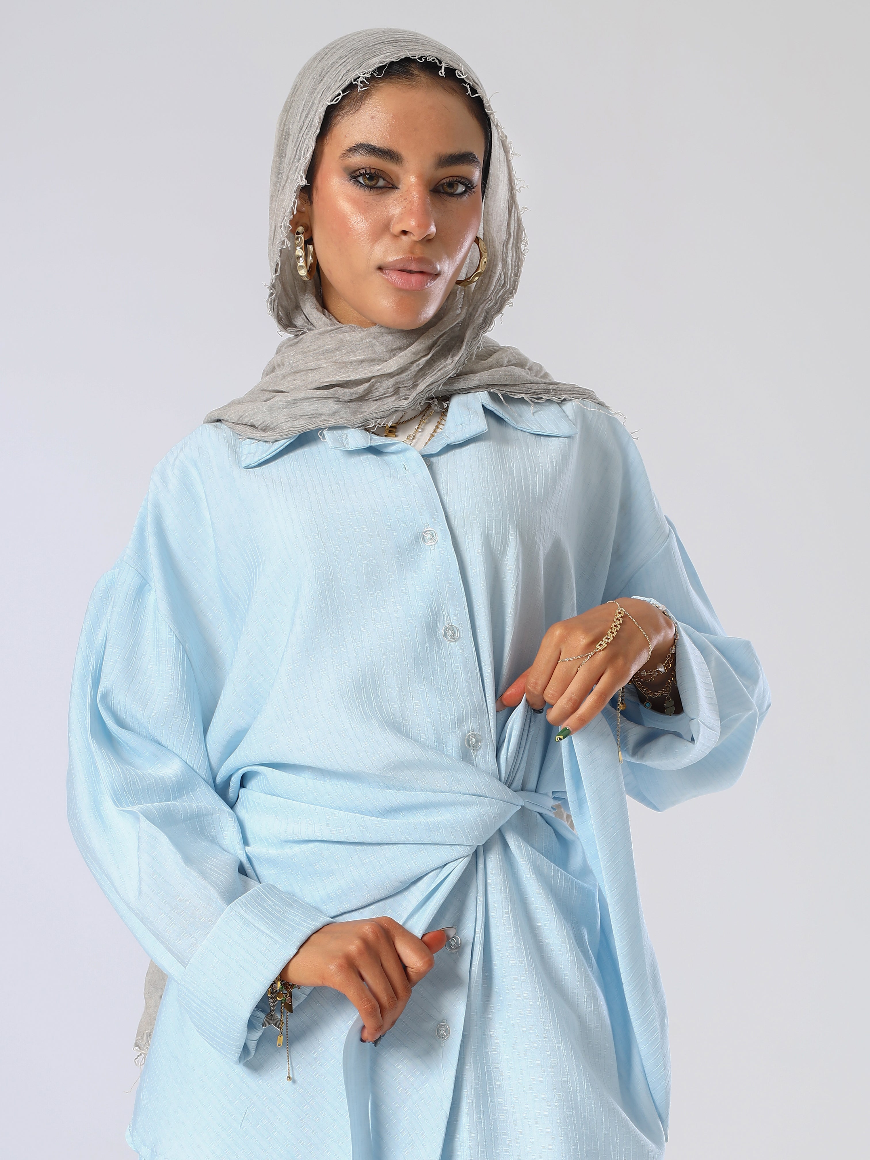 Aurelia Buttoned Wrap Set
