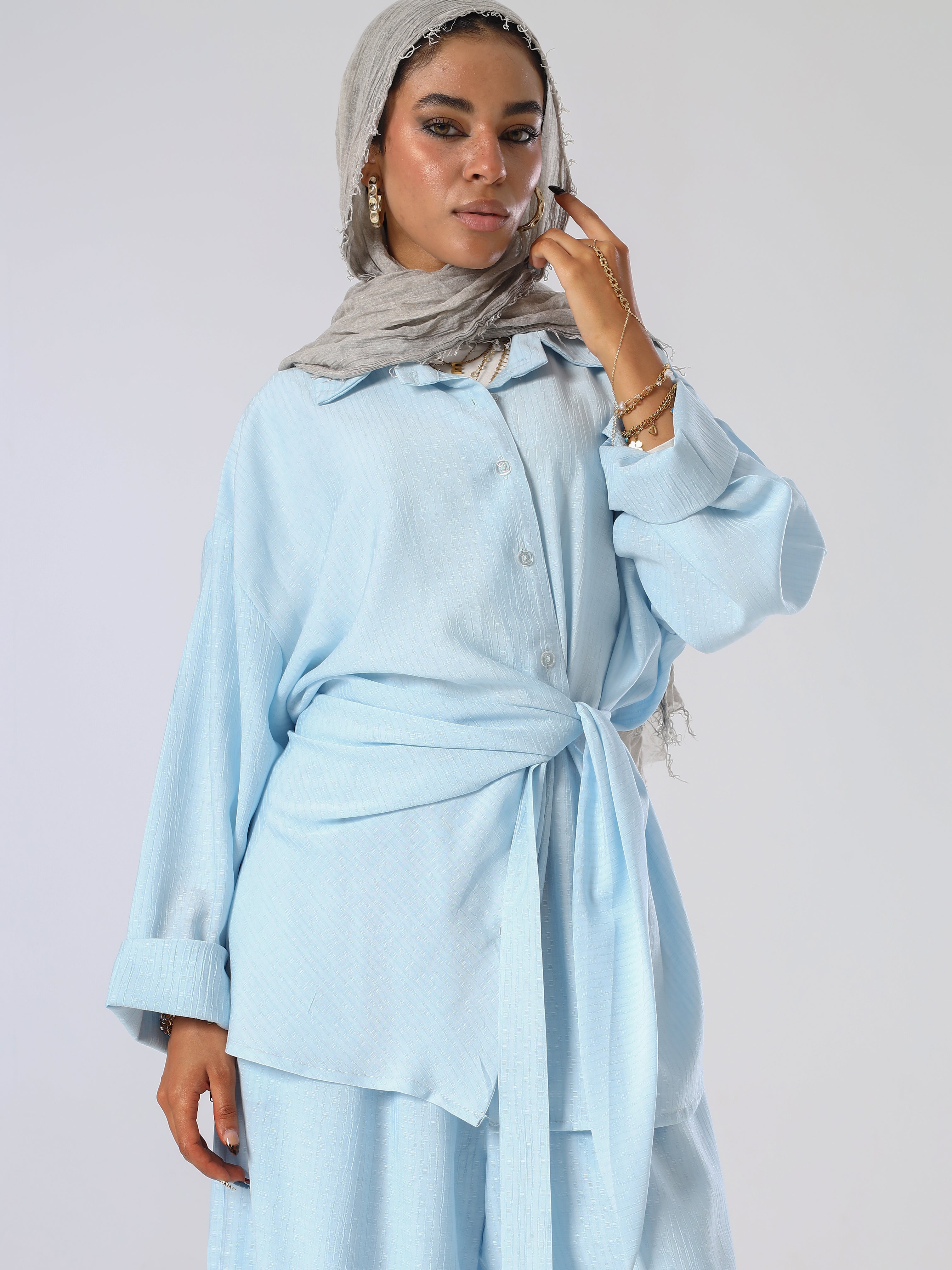 Aurelia Buttoned Wrap Set