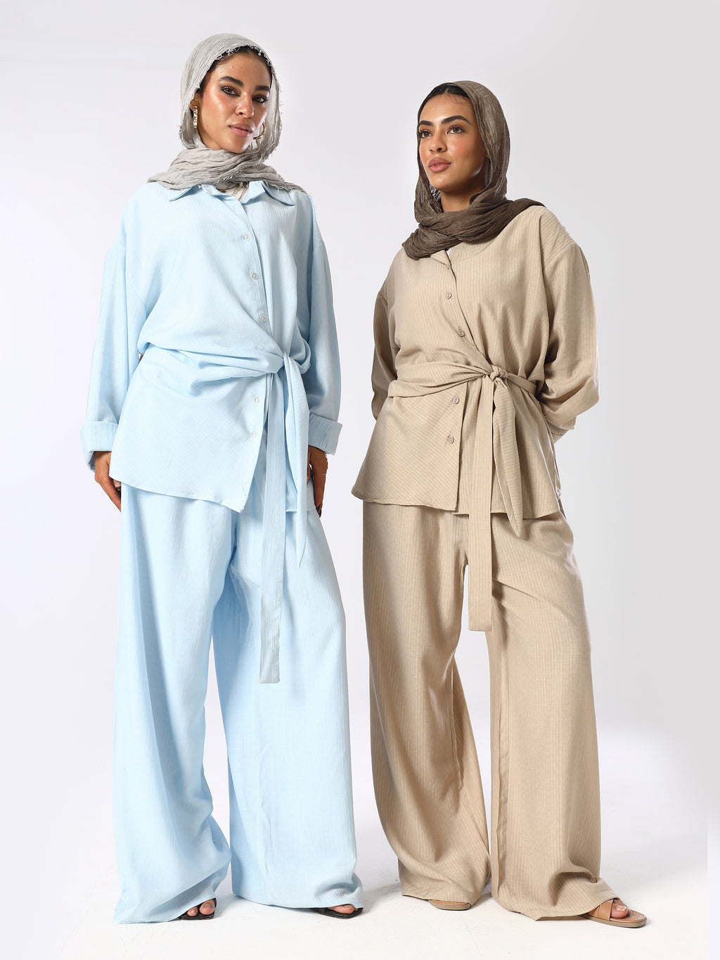 Aurelia Buttoned Wrap Set
