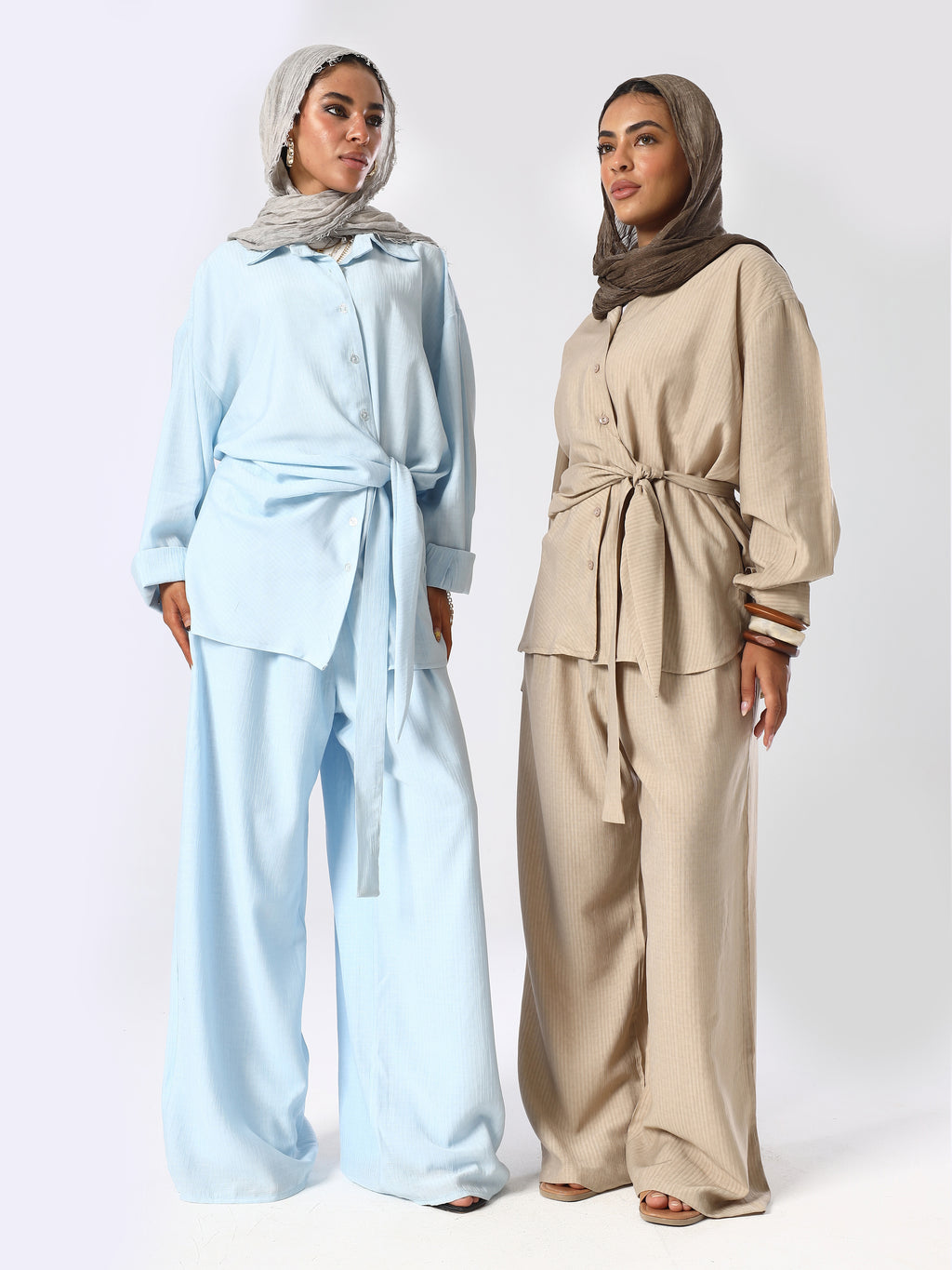 Aurelia Buttoned Wrap Set