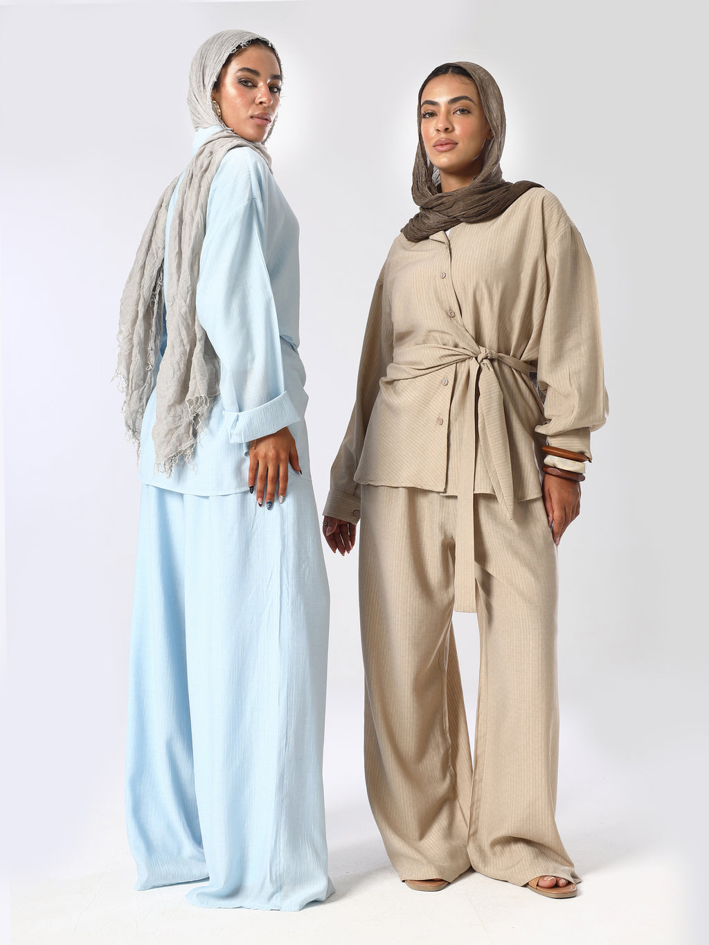 Aurelia Buttoned Wrap Set