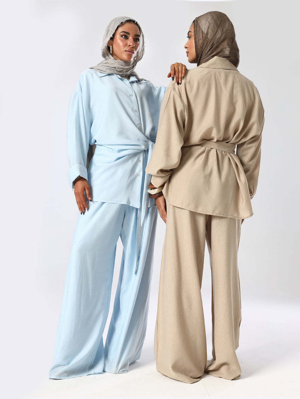 Aurelia Buttoned Wrap Set