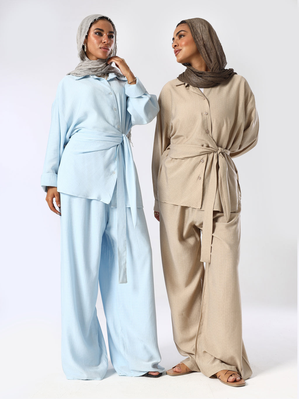Aurelia Buttoned Wrap Set