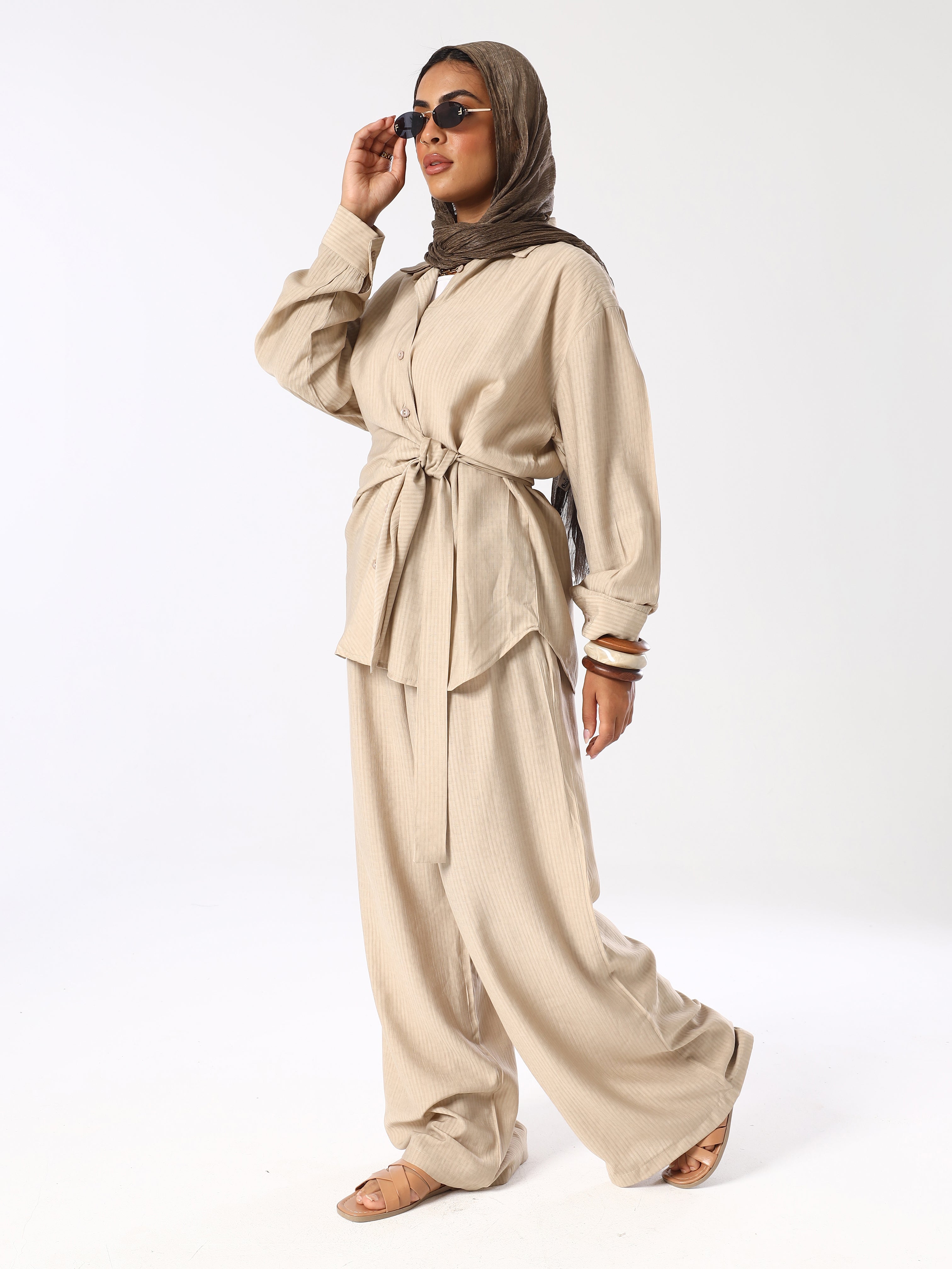 Aurelia Buttoned Wrap Set