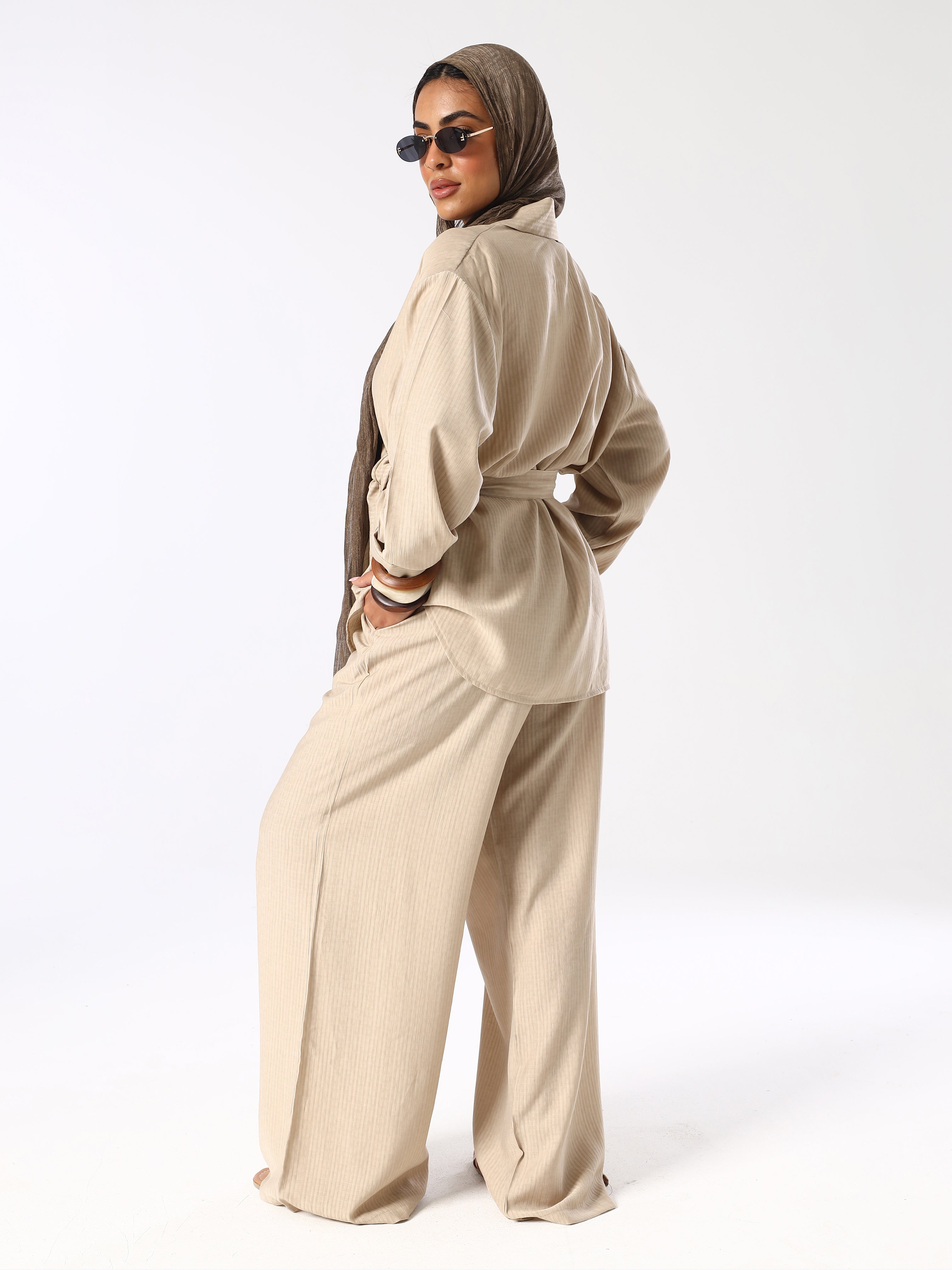 Aurelia Buttoned Wrap Set