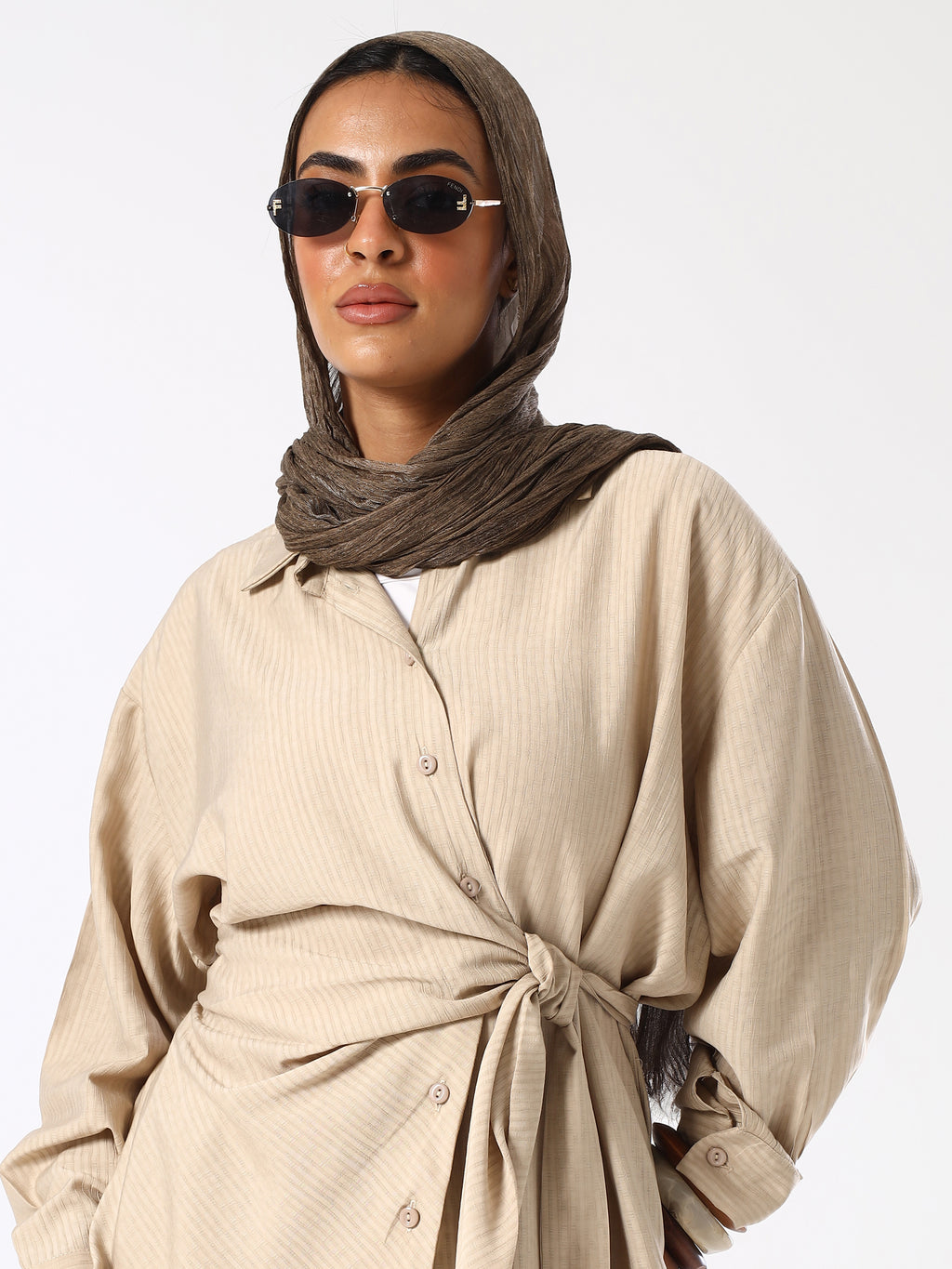 Aurelia Buttoned Wrap Set
