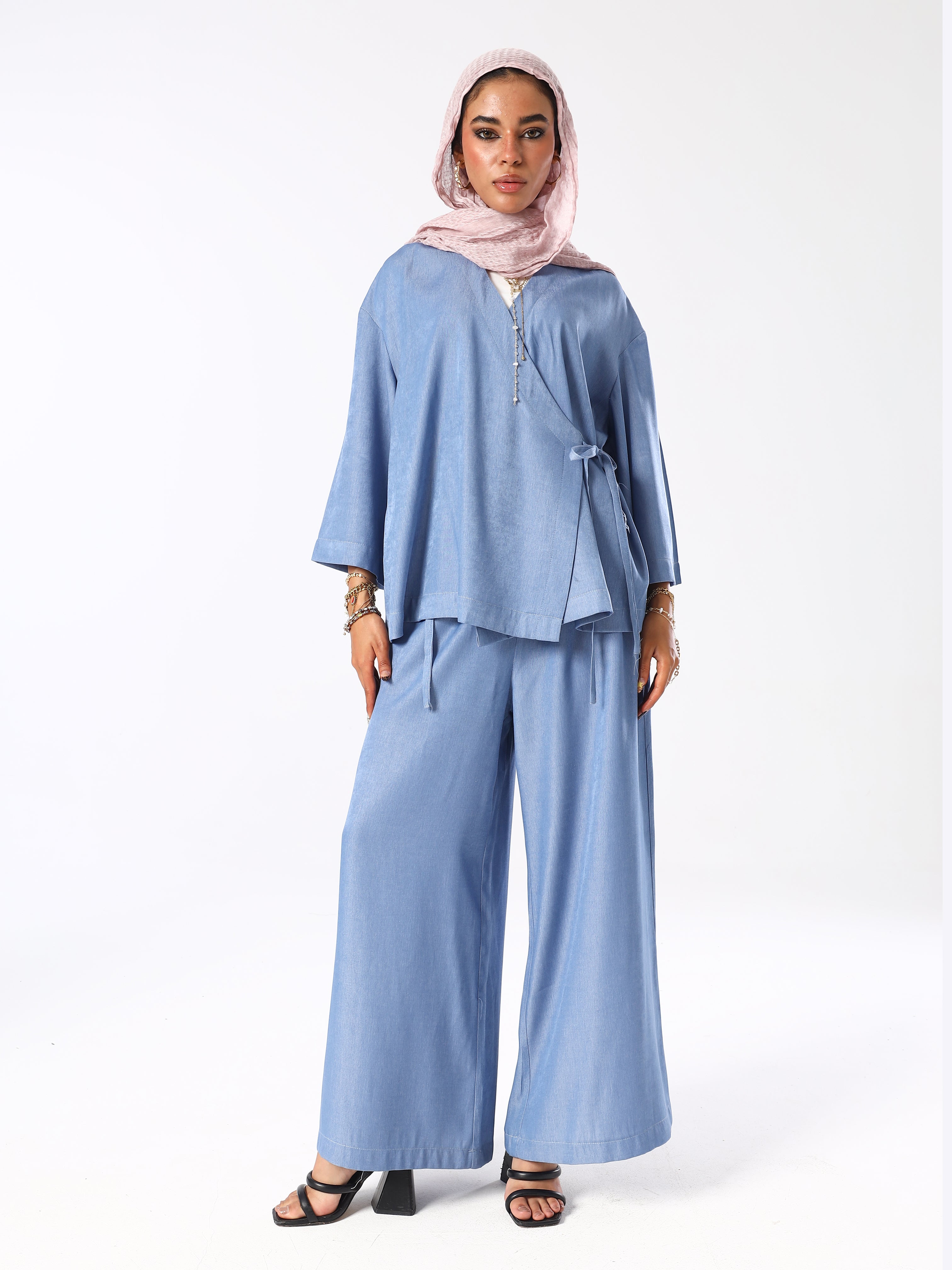Azure Wrap Set