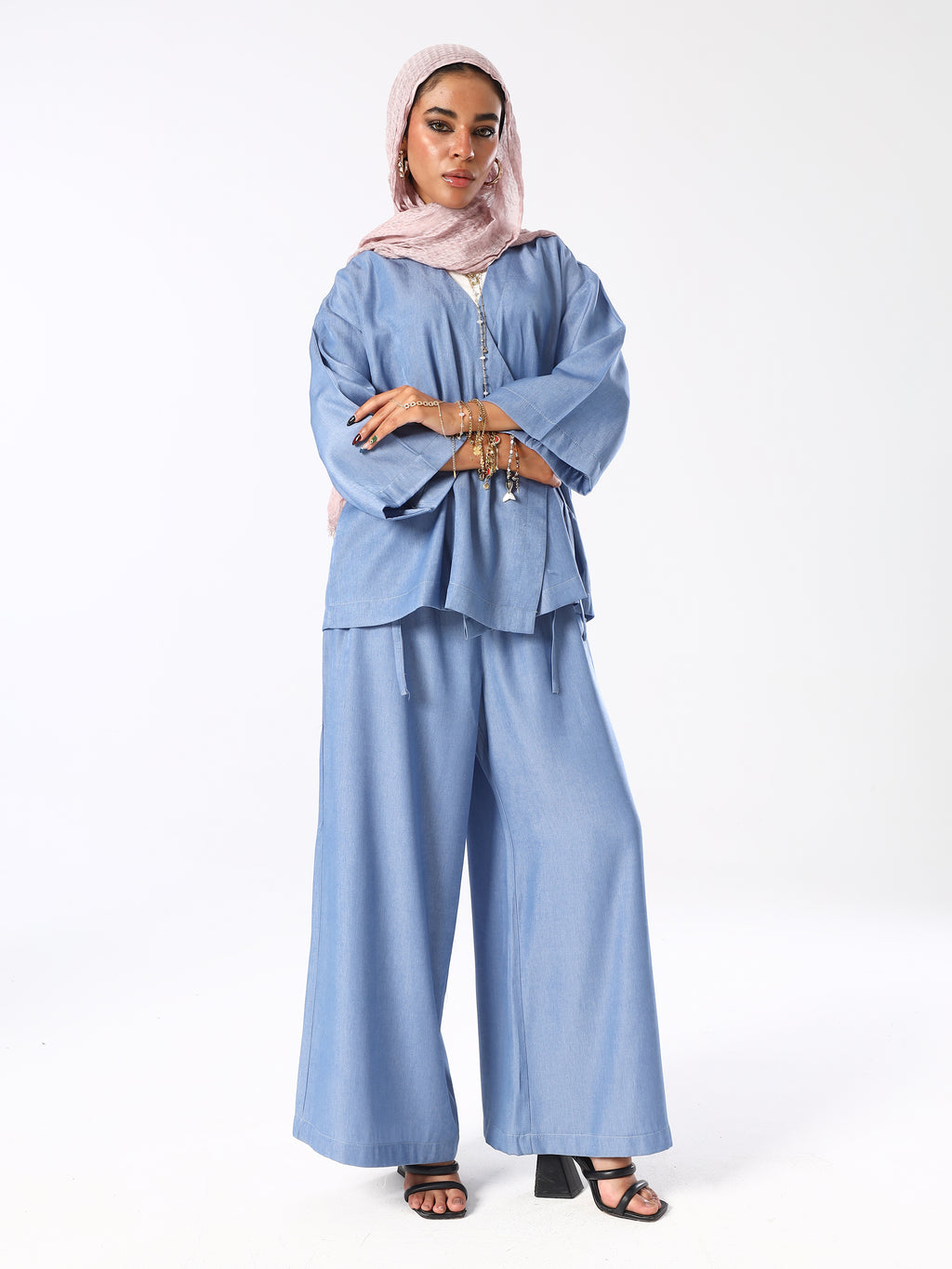 Azure Wrap Set