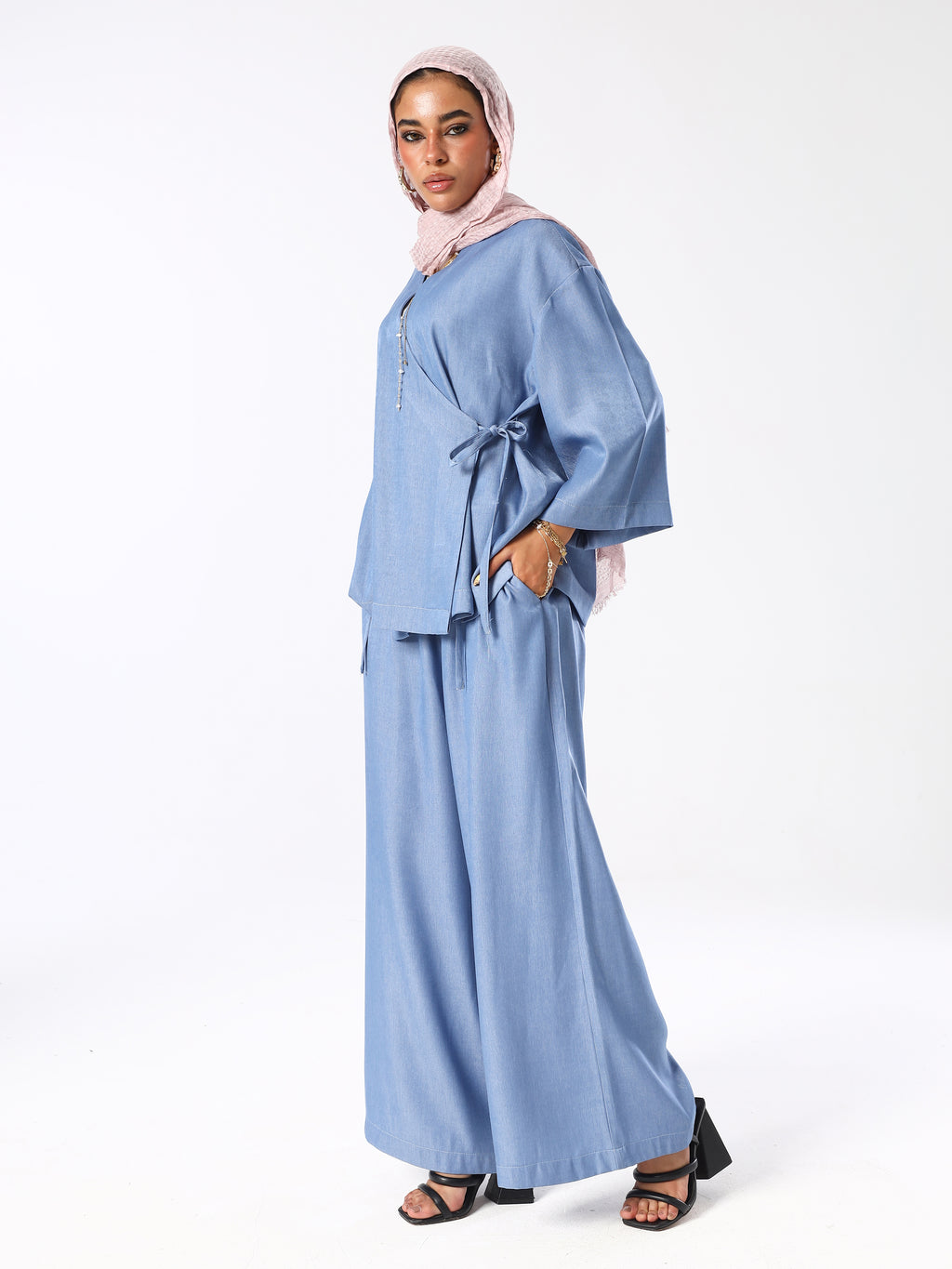 Azure Wrap Set