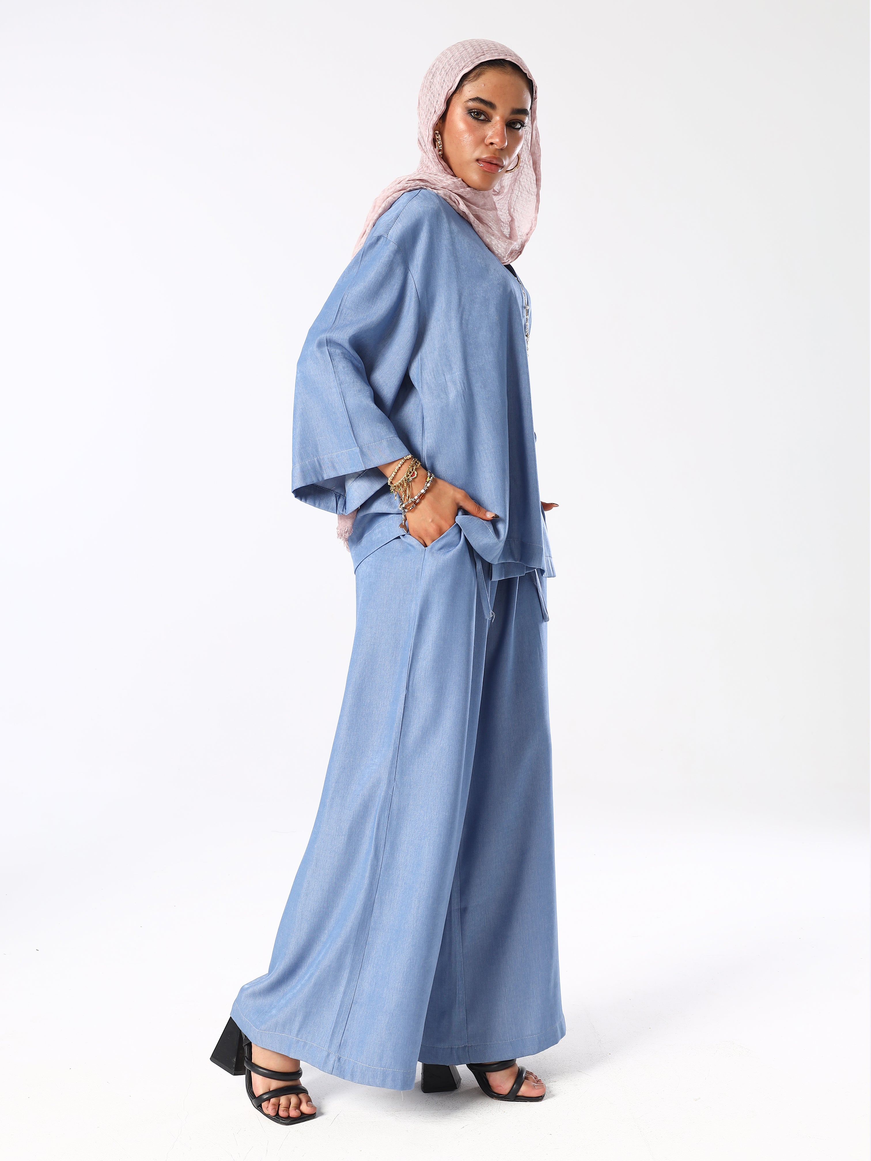 Azure Wrap Set
