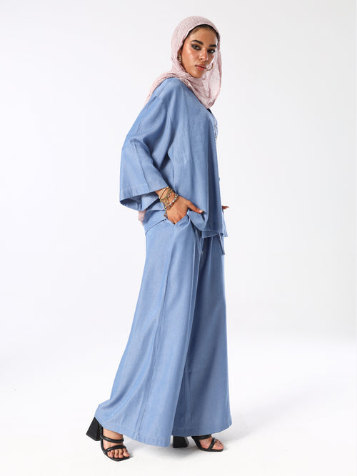 Azure Wrap Set