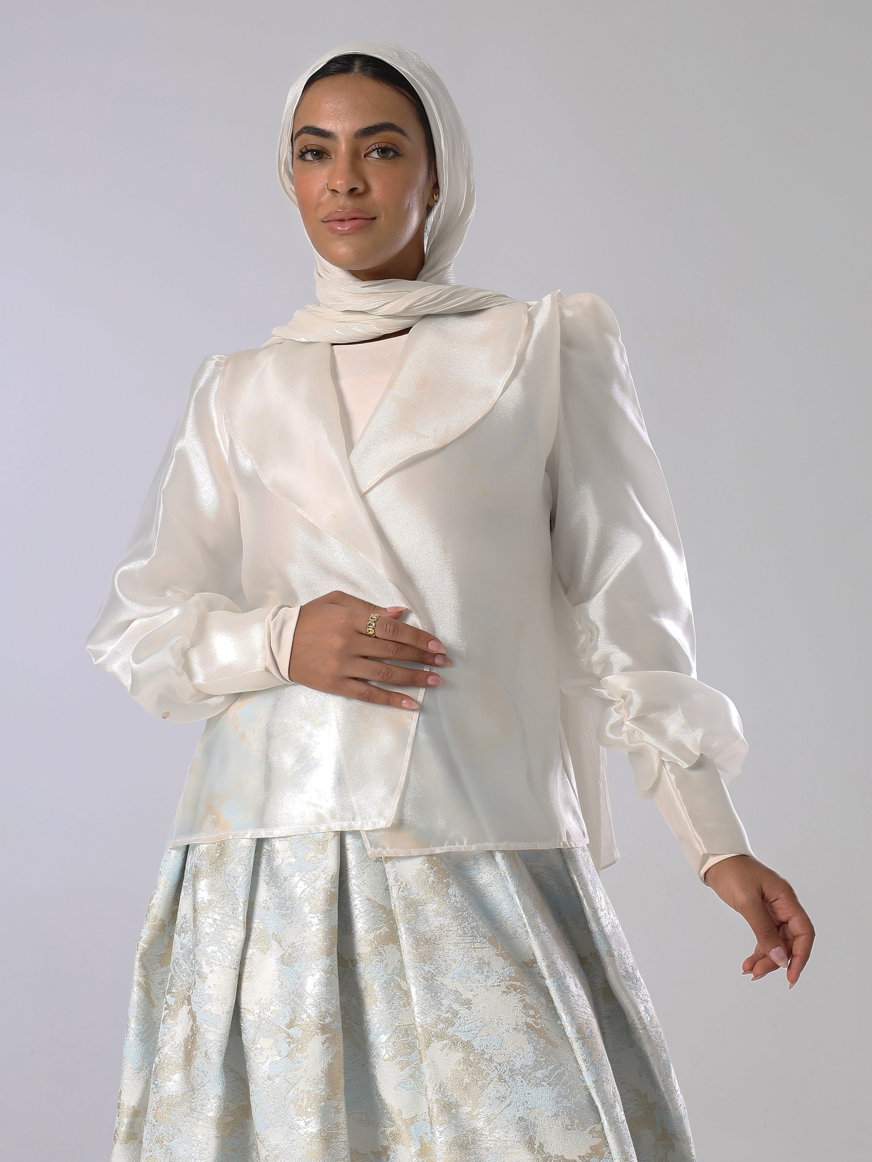 Elodie Blouse and Skirt Set