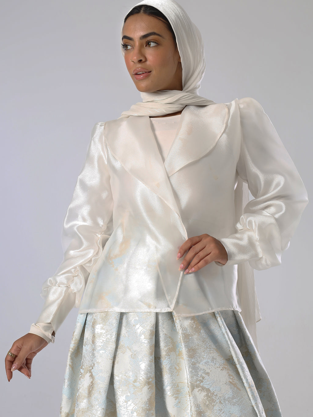 Elodie Blouse and Skirt Set