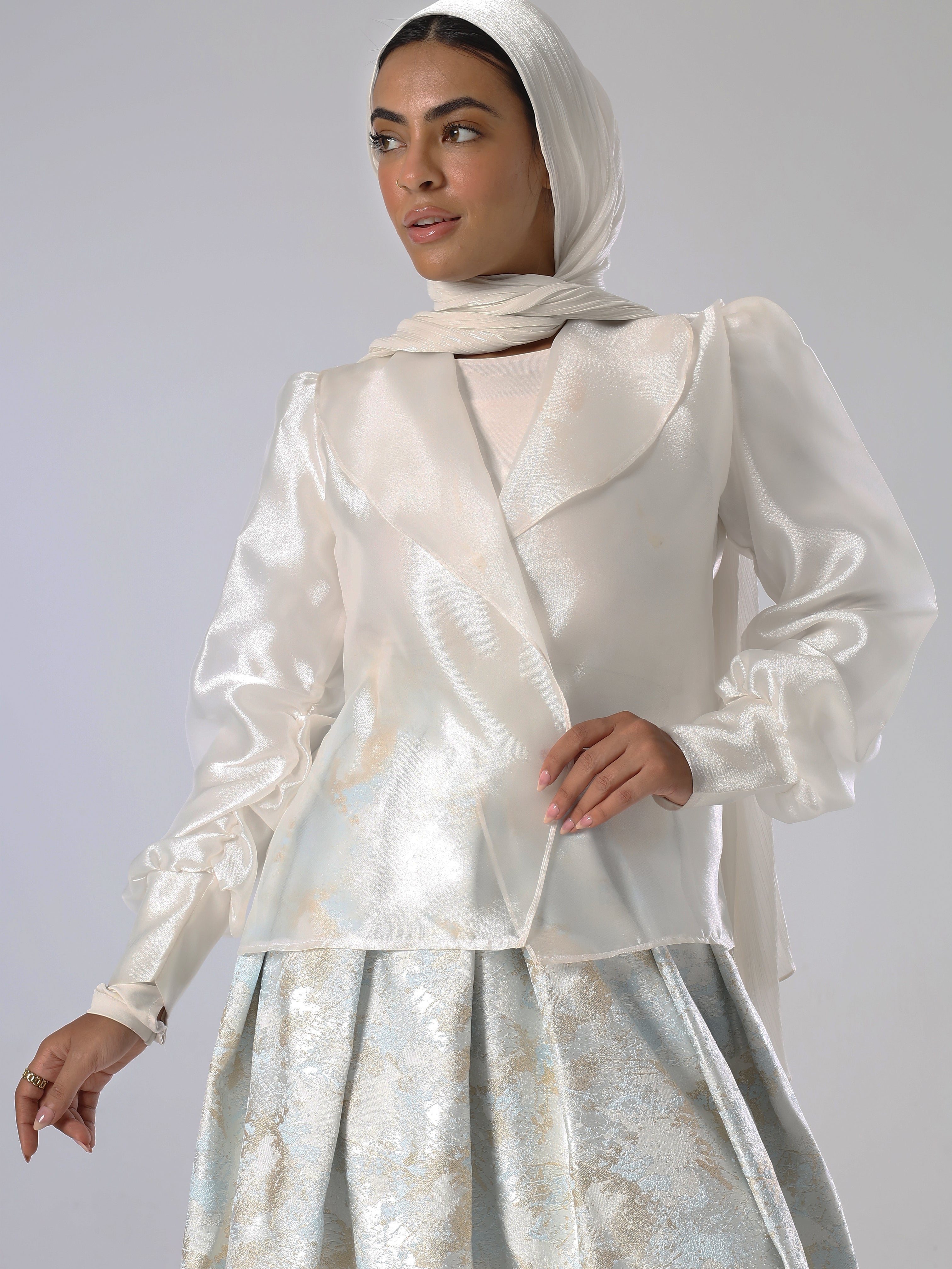 Elodie Blouse and Skirt Set