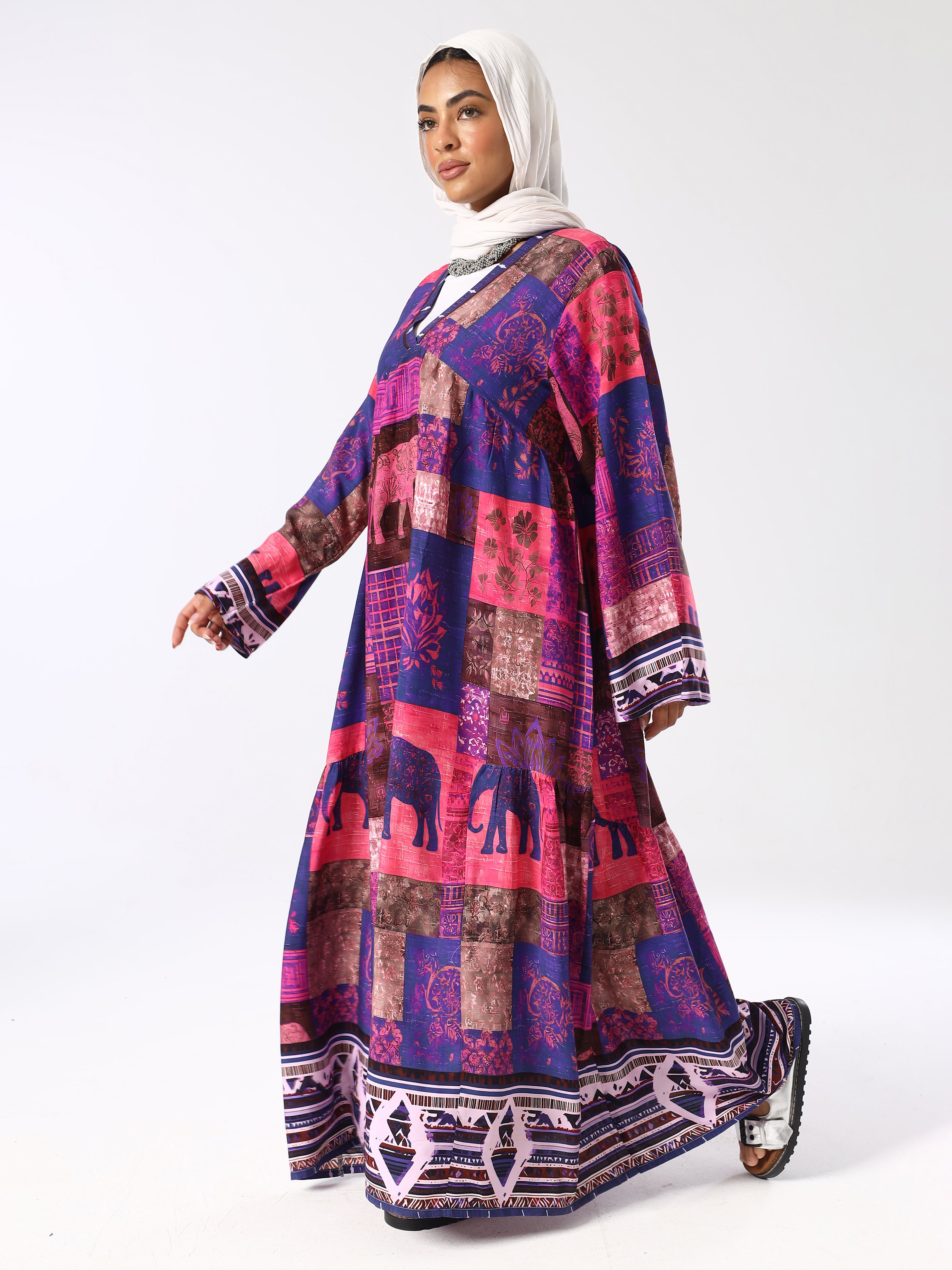 Zaria Patchwork Dress