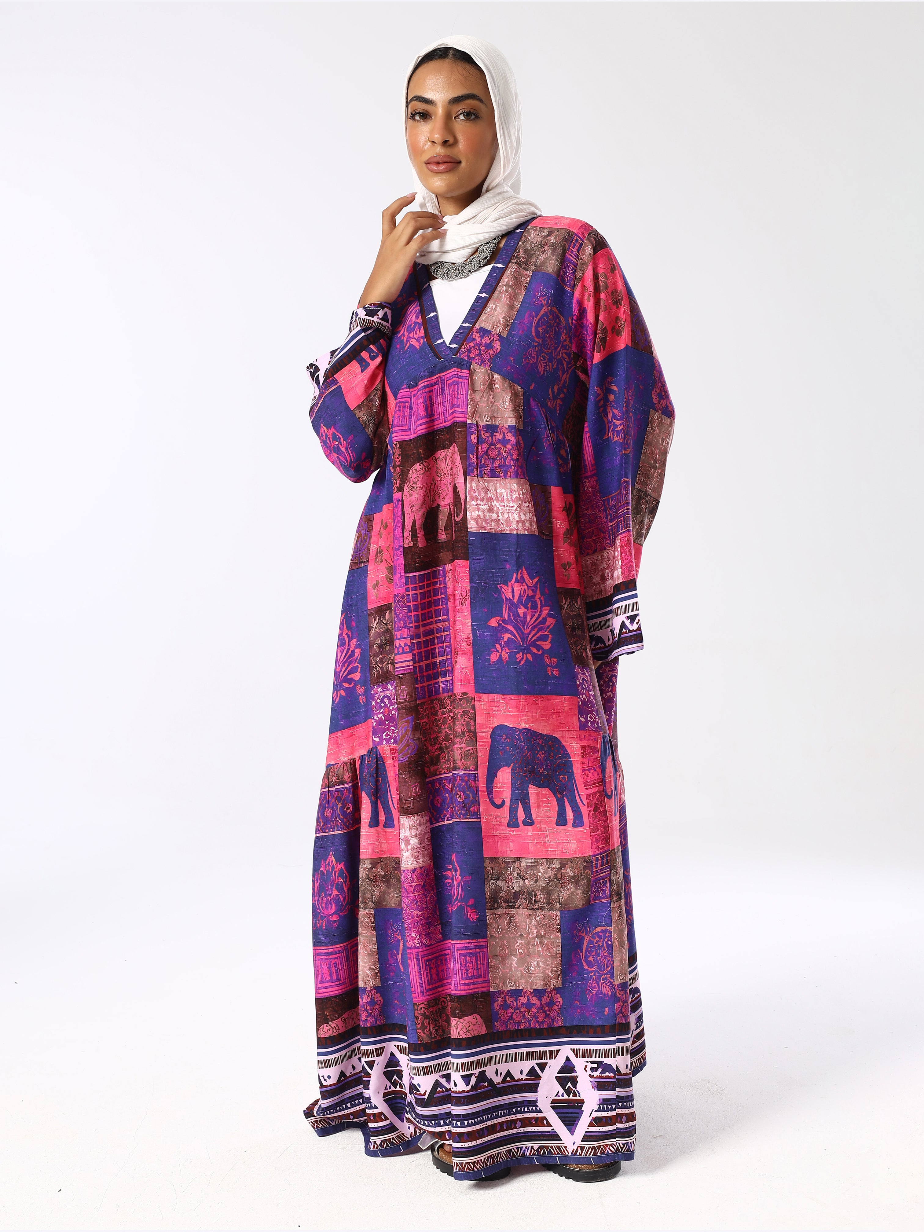 Zaria Patchwork Dress